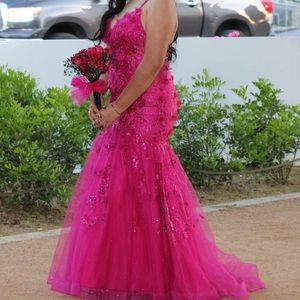 Magenta Prom Dress